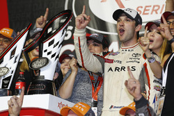 2016 Champion and race winner Daniel Suarez, Joe Gibbs Racing Toyota