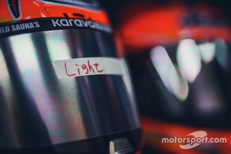 Helmet of Mika Kallio, Red Bull KTM Factory Racing