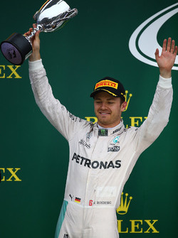 2nd place Nico Rosberg, Mercedes AMG Petronas F1 W07