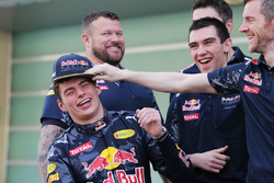 Max Verstappen, Red Bull Racing at a team photograph