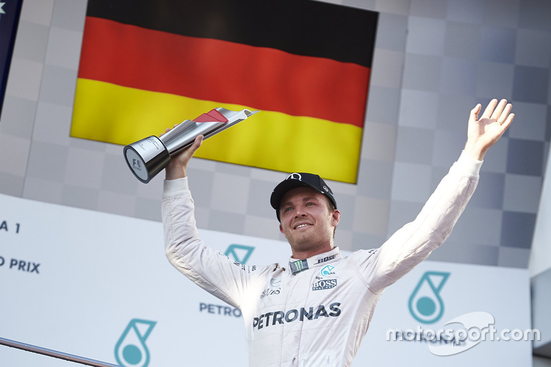 Nico Rosberg, 50th Mercedes AMG F1 Podium - Malaysia 2016