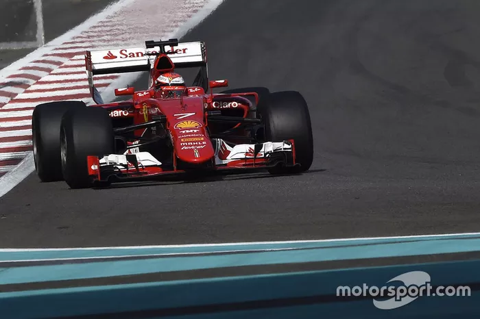 Kimi Raikkonen, Ferrari teste les pneus Pirelli 2017