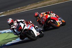 Fernando Alonso and Marc Marquez on the RC213V