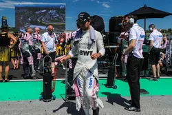 Sergio Perez, Force India on the grid