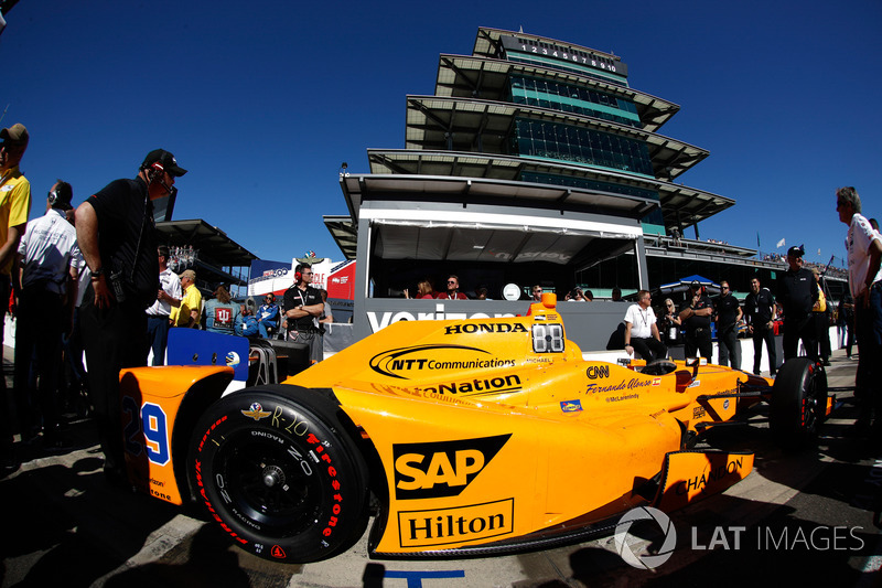 La voiture de Fernando Alonso, Andretti Autosport Honda