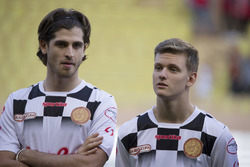Antonio Giovinazzi, Ferrari Reserve Driver, Mick Schumacher at World Stars Football Match
