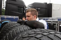 Pirelli tyre preparation area
