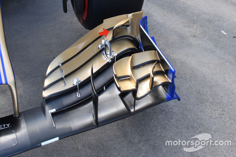 Sayap depan Sauber C36