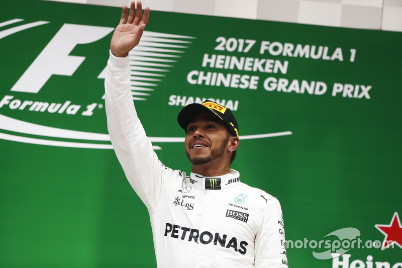 Podium: 1. Lewis Hamilton, Mercedes AMG