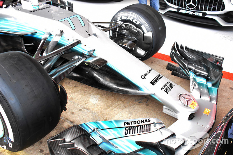 Detail depan Mercedes AMG F1 W08