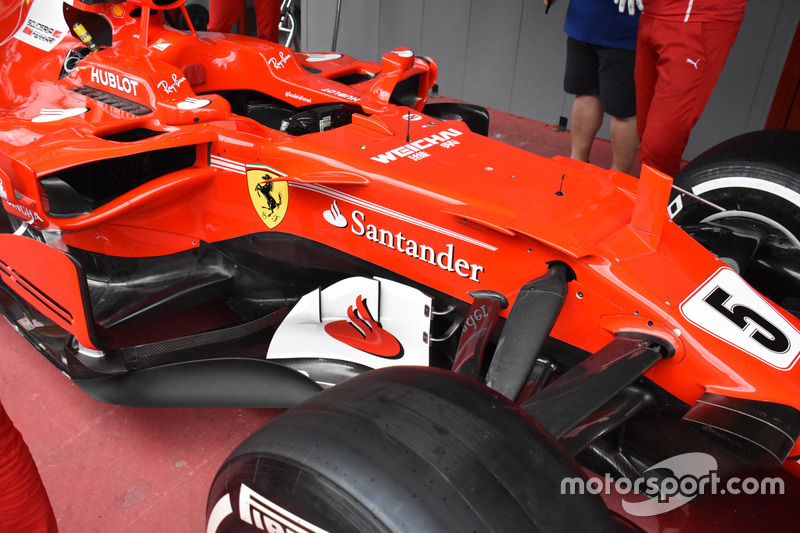 Ferrari SF70H, detalle