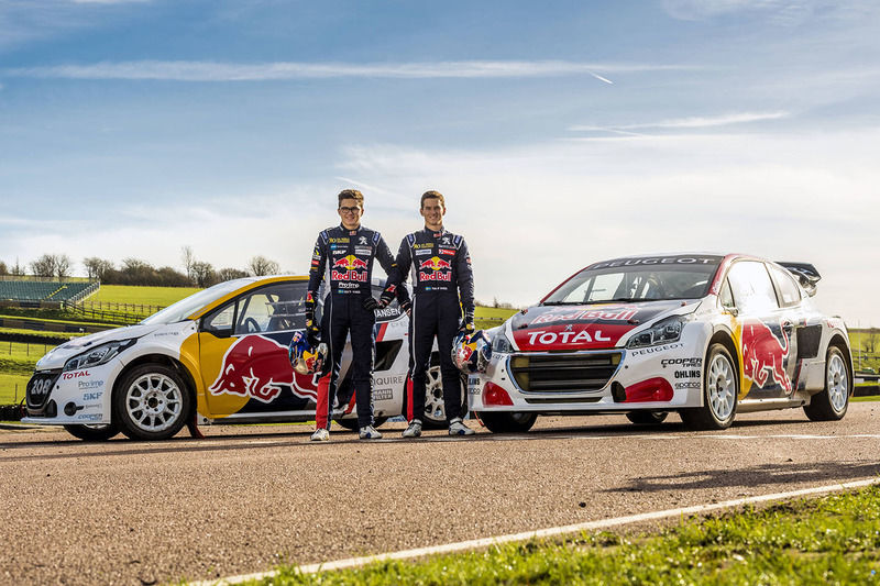 Timmy Hansen, Team Peugeot Hansen; Kevin Hansen, Team Peugeot Hansen