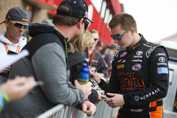 Matt Tifft, Joe Gibbs Racing Toyota with fans