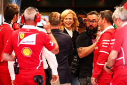 Nicole Kidman with the Ferrari team