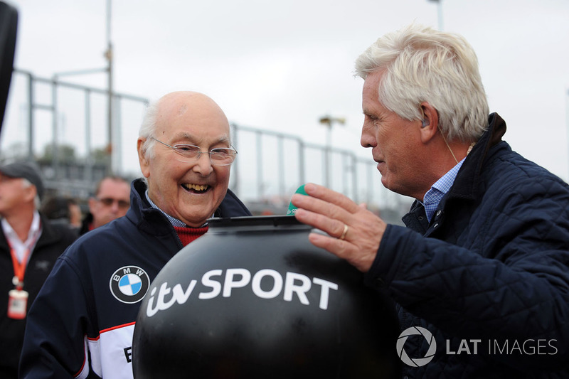 In later years, Murray helps Steve Rider with a BTCC grid draw.