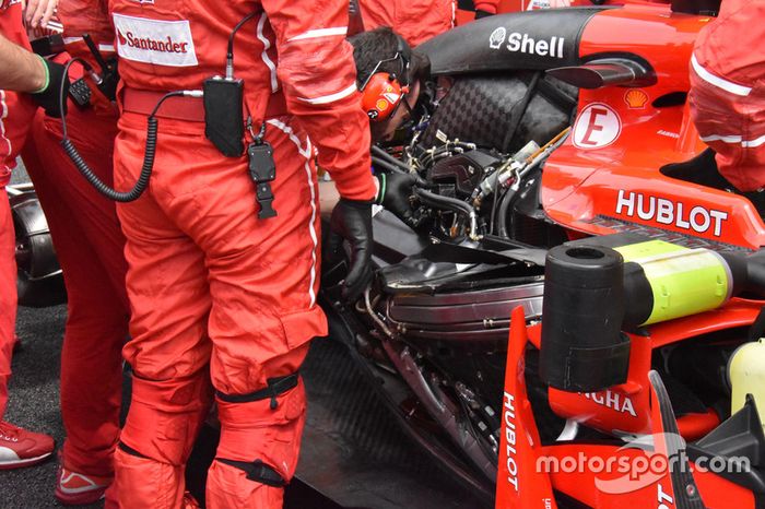 Motor de Kimi Raikkonen, Ferrari SF70H
