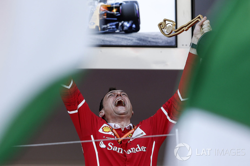 Riccardo Adami, Teknisi balap Ferrari
