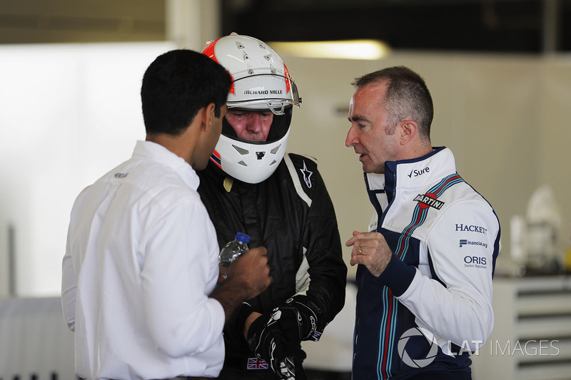 Martin Brundle; Paddy Lowe, Williams; Karun Chandhok