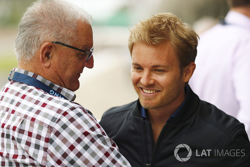 Nico Rosberg, Alan Webber, father of Mark
