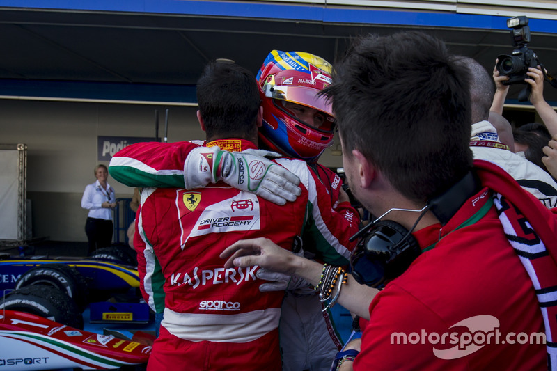 Charles Leclerc, PREMA Powerteam, Antonio Fuoco, PREMA Powerteam