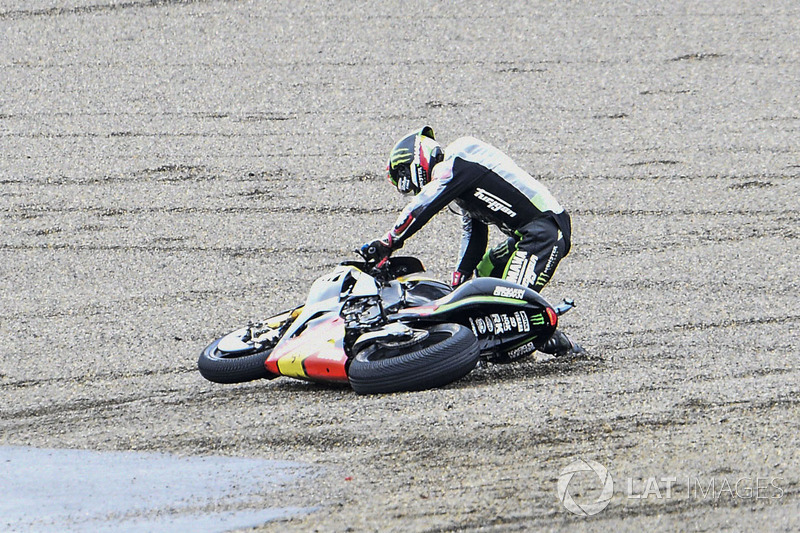 Johann Zarco, Monster Yamaha Tech 3, caída