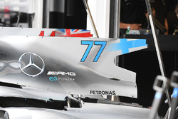 Mercedes-Benz F1 W08 Hybrid engine cover