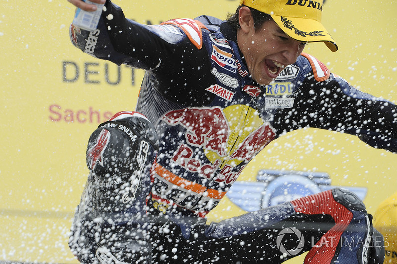 Race winner Marc Marquez