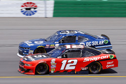Ryan Blaney, Team Penske Ford and Brennan Poole, Chip Ganassi Racing Chevrolet