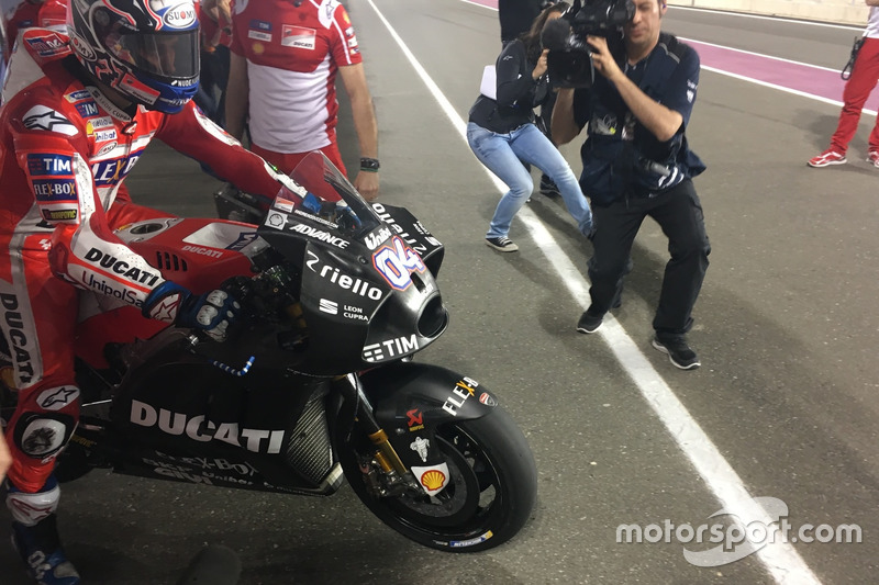 Neue Verkleidung am Bike von Andrea Dovizioso, Ducati Team