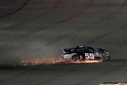 Reed Sorenson, Premium Motorsports Toyota, crash