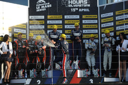 Podio: primer lugar William Owen, Hugo de Sadeleer, Filipe Albuquerque, United Autosports, segundo lugar Memo Rojas, Ryo Hirakawa, Leo Roussel, G-Drive Racing, tercer lugar Dennis Andersen, Anders Fjordbach, High Class Racing