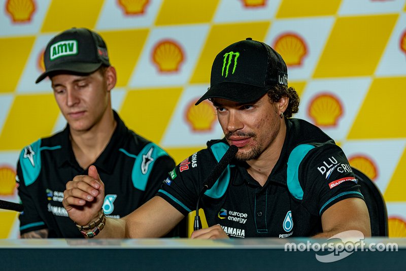 Conferencia de prensa post-pole: Fabio Quartararo, Petronas Yamaha SRT, Franco Morbidelli, Petronas Yamaha SRT