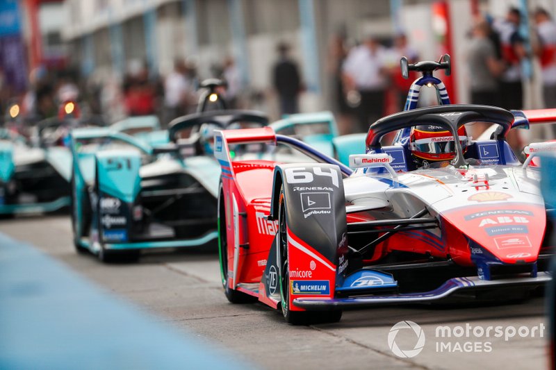 Jérôme d'Ambrosio, Mahindra Racing, M6Electro esce dalla pit lane