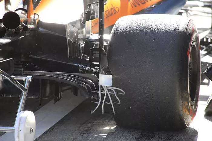 McLaren MCL35 diffuser detail