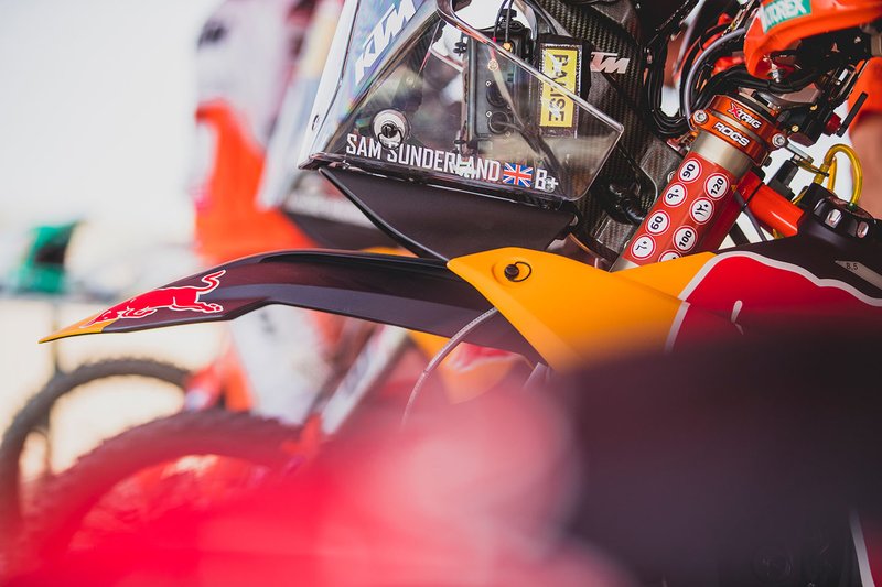 #3 Red Bull KTM Factory Racing: Sam Sunderland, bike detail
