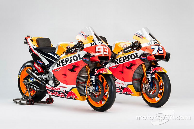Las motos de Alex Marquez, Marc Marquez, Repsol Honda Team