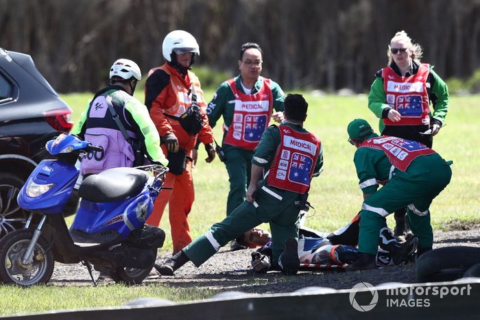 Jorge Navarro, Pons Racing crash