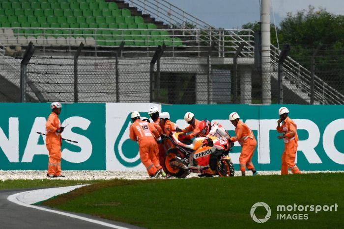 Caída de Marc Marquez, Repsol Honda Team