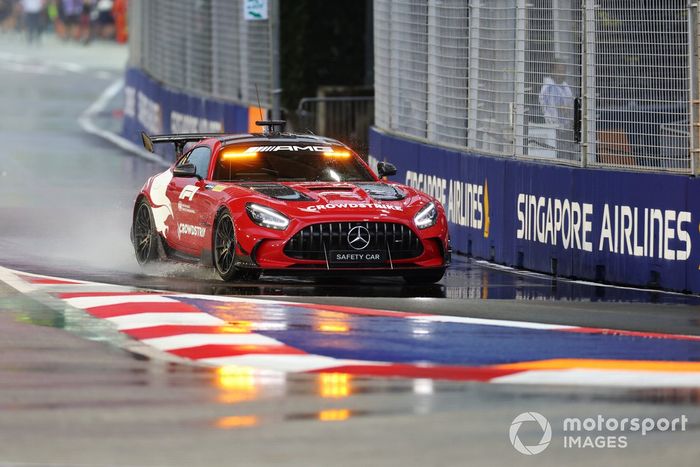 El Safety Car en pista