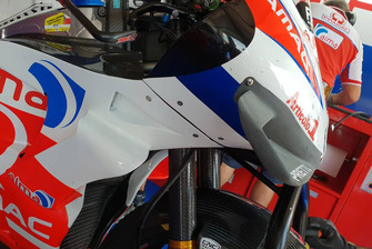 Dettaglio della nuova carena di Danilo Petrucci, Pramac Racing