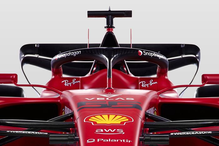 Detalle del Ferrari F1-75