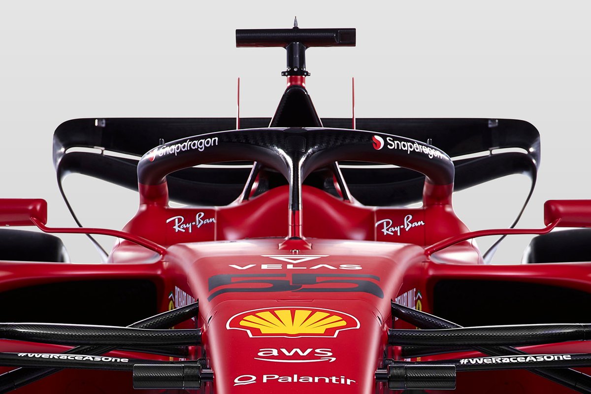 Detalle del Ferrari F1-75