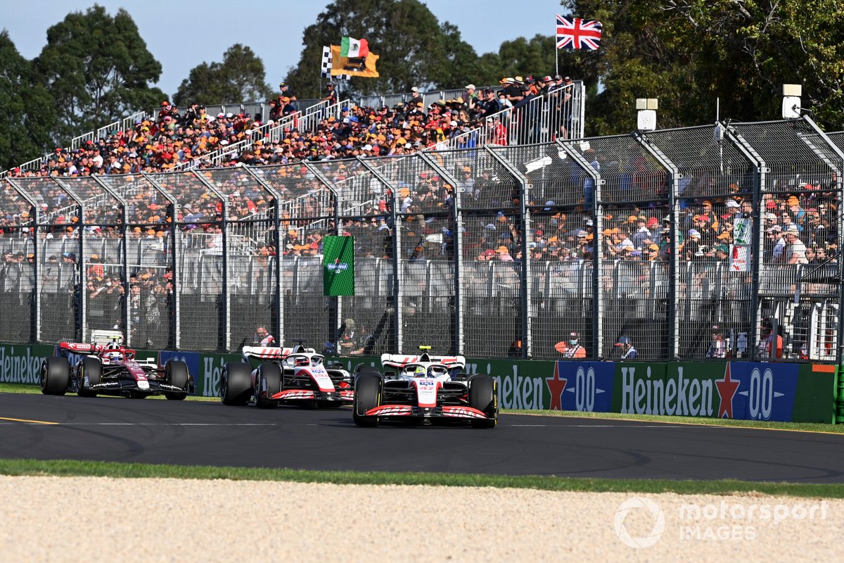 Avustralya Grand Prix'si hafta sonuna dair bazı ilginç istatistikler 1 Formula 1 Haberleri - F1 Puan Durumu Mick Schumacher, Haas VF-22, Kevin Magnussen, Haas VF-22, Zhou Guanyu, Alfa Romeo C42
