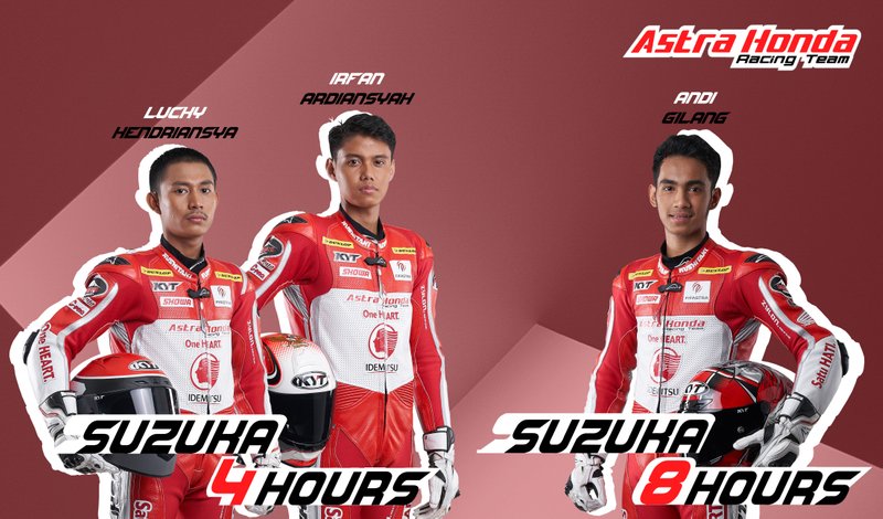 Lucky Hendriansya, Irfan Ardiansyah, Andi Gilang, Astra Honda Racing Team