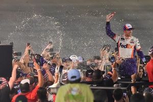 Race Winner Denny Hamlin, Joe Gibbs Racing, Toyota Camry