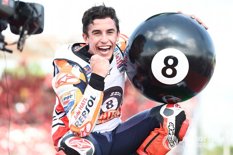 Campeón del mundo Marc Márquez, Repsol Honda Team celebra