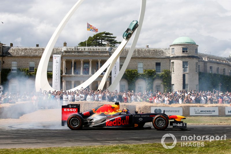 Red Bull burnout