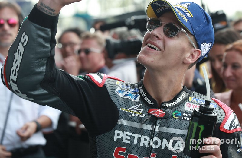 Il poleman Fabio Quartararo, Petronas Yamaha SRT
