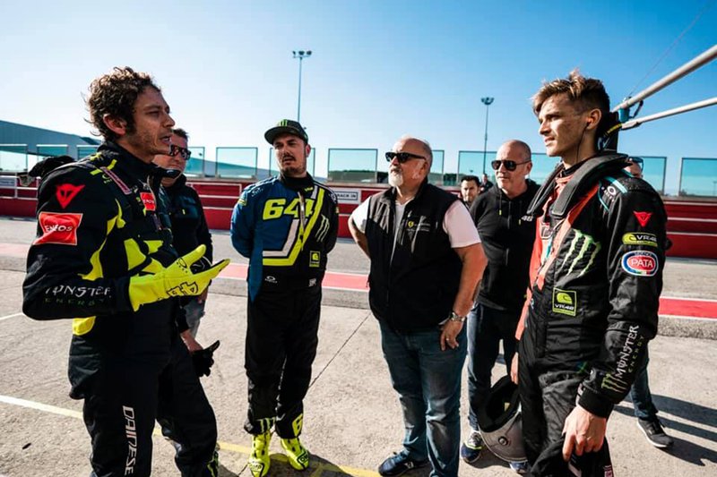 Valentino Rossi testet den Ferrari 488 GT3 von Kessel Racing in Misano