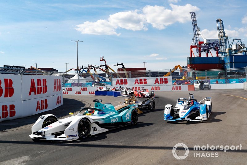 Oliver Turvey, NIO Formula E, NIO Sport 004 Antonio Felix da Costa, BMW I Andretti Motorsports, BMW iFE.18, Andre Lotterer, DS TECHEETAH, DS E-Tense FE19